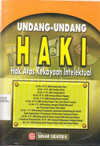 Undang-Undang Haki : hak atas kekayaan intelektual