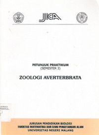 Petunjuk Praktikum Zoologi Avertebrata
