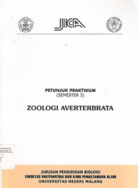 Petunjuk Praktikum Zoologi Avertebrata