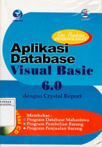 Aplikasi database Visual Basic 6.0 dengan crystal report