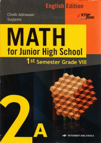 Math for junior high school : 1st semester grade VIII