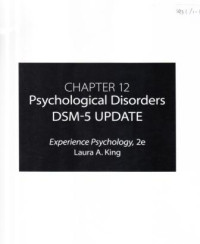 Psychological disorders DSM-5 update : experience psychology