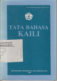 Tata Bahasa Kaili