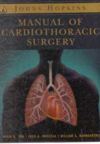 The Johns Hopkins manual of cardoithoracic surgery