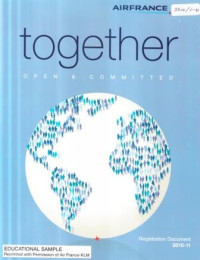 Together open and committed : registration document 2010 - 2011 Air France-KLM