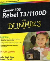 Canon EOS rebel T3/1100D for dummies
