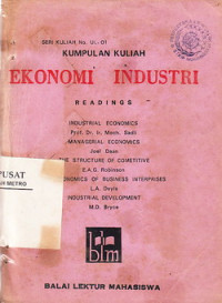 Kumpulan Kuliah: Ekonomi Industri