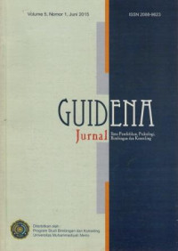 Guidena : jurnal ilmu bimbingan konseling