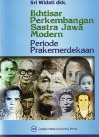 Ikhtisar perkembangan sastra Jawa modern periode prakemerdekaan