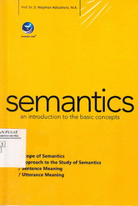 Semantics An Introduction To Basic Concepts