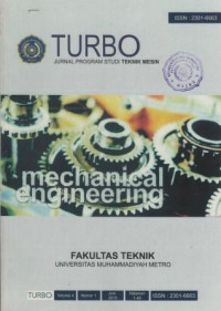 Turbo : jurnal program studi teknik mesin