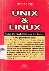 UNIX dan LINUX Panduan Bekerja Dalam Lingkungan Unix dan Linux