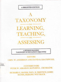 A Taxonomy For Learning, Teaching, And Assensing